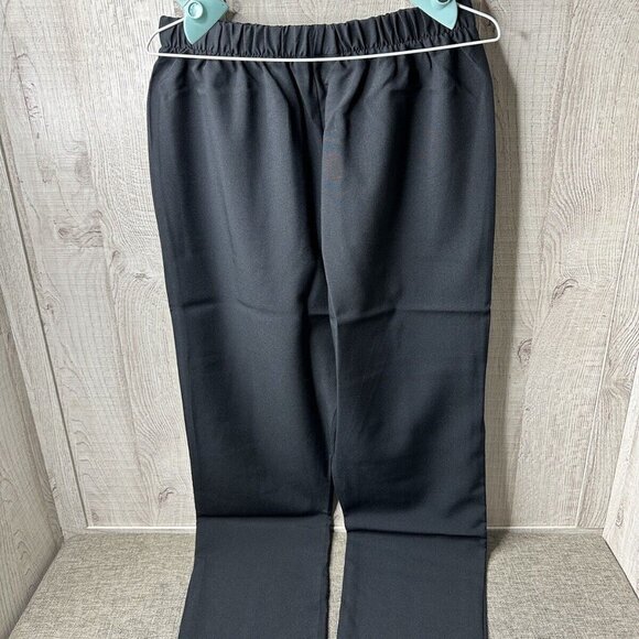 Elizabeth Williams Black 3 piece Outfit Pants, Top & Sheer Jacket Size Medium - Picture 9 of 10